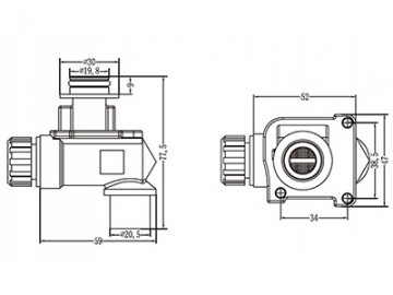 Inlet Control Valve and Temperature Probe