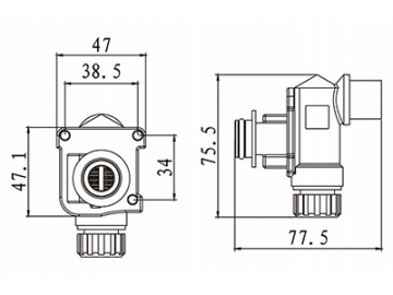 Inlet Control Valve and Temperature Probe