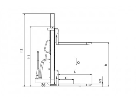 Semi-Electric Stacker, KX-CDSD