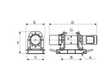 500-1000KG Electric Windlass