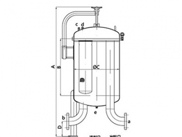 Multi Bag Filter Housing