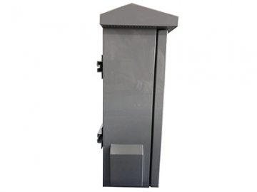 Pole Mount Electrical Enclosure, Mild Steel Enclosure, Slop Top, IP66