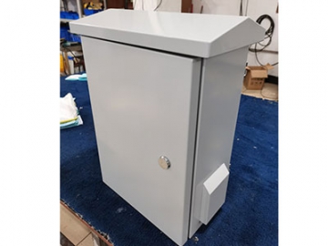 Pole Mount Electrical Enclosure, Mild Steel Enclosure, Slop Top, IP66