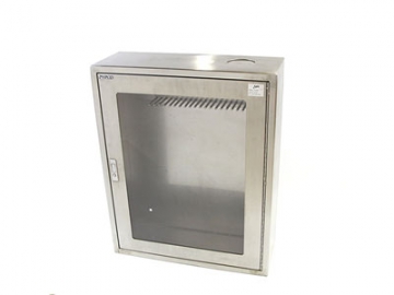 Wall Mount Enclosure with Transparent Window, 304/316L Stainless Steel, IP55