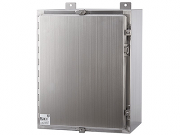 Explosion Proof Junction Box, Stainless Steel Hinged Enclosure, Wall Mount, IP66