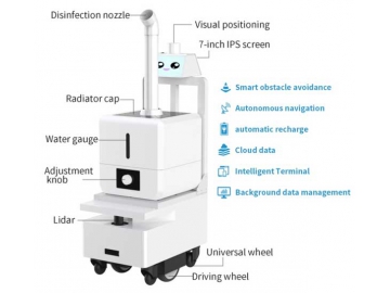 Disinfection Robot, UVC Cleaning Robot