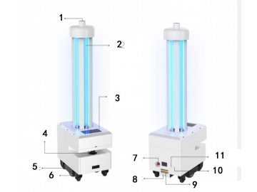 Disinfection Robot, UVC Cleaning Robot