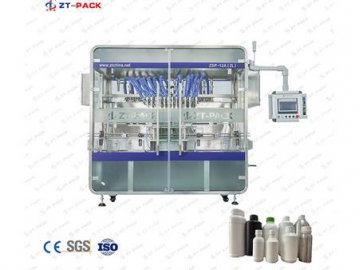 50ml-1000ml Pesticide Servo Piston Filling Machine