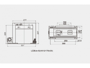 Medium Voltage Indoor Current Transformer, LZZBJ9-12