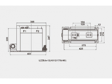 Medium Voltage Indoor Current Transformer, LZZBJ9-12