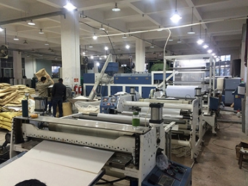 Extrusion Coating Line (for TPU Toe Puff, Heel Counter Materials)