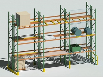 Teardrop Pallet Rack(2 Inch Pitch American Standard)