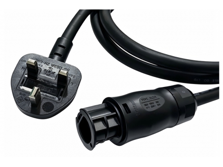 Type G Plug to AC Solar Connector Cable Assembly