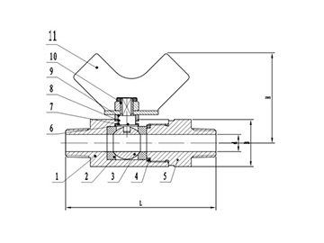 1000PSI Mini Stainless Steel Ball Valve