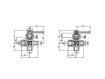 In-Line Ball Valves - Nickel Plated Brass Ball Valves