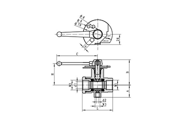 In-Line Ball Valves - Nickel Plated Brass Ball Valves