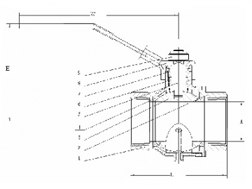 Auto Drain Safety Exhaust Brass Ball Valve With Lockable Handle