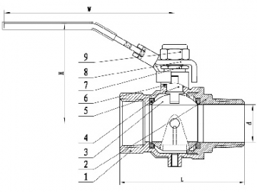 Auto Drain Safety Exhaust Brass Ball Valve With Lockable Handle