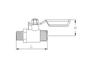 Air Compressor Brass Mini Ball Valve