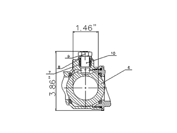 3-Way Wye-Style Brass Ball Valve, with Fire Hose Connections