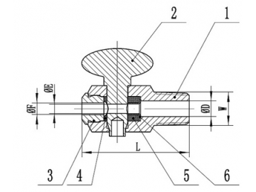 Plug Style Drain Cock, with Hex Body