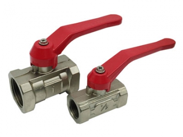 Brass Standard Port Ball Valve, 1-Piece Body