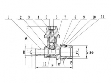 DEF Tank Drain Valve, Stainless Steel Body