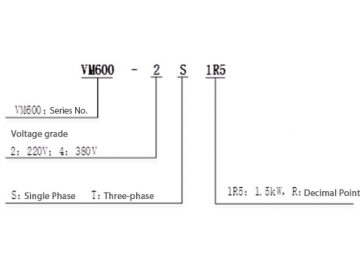 VM600 Series  Micro Variable Frequency Drives, AC Drive