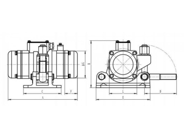 High Frequency External Concrete Vibrator