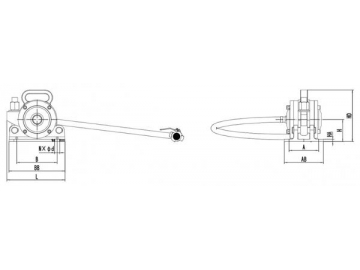 External Pneumatic Concrete Vibrator