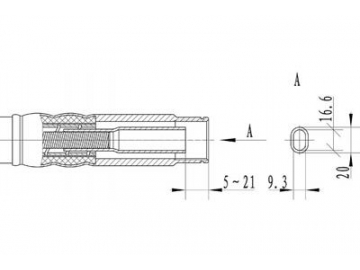 Concrete Vibrator Shaft, Vibrator Head, RV Series