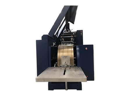 Roll-fed J-cut Paper Bag Making Machine with Twisted/ Flat Handles and Top Over-folding