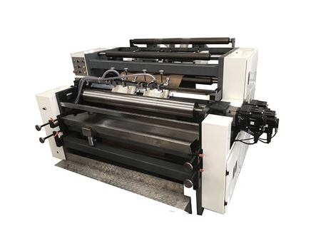 Die-cut Handles Block Bottom Bag Making Machine