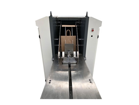 Twisted Handles Block Bottom Bag Making Machine