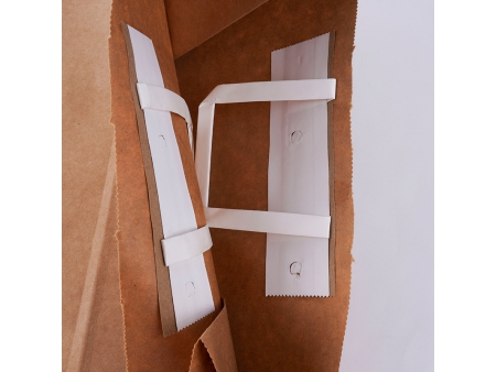 Overfolded Flat Handles Block Bottom Bag Making Machine