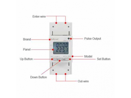 DIN Rail Energy Meter, ADL200