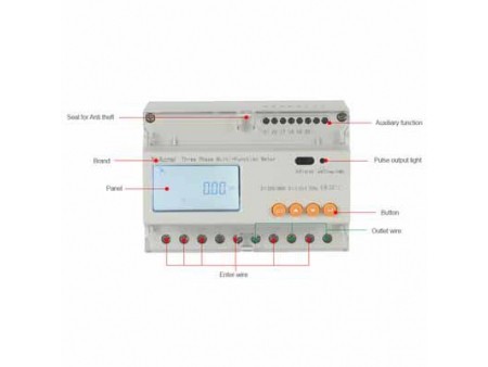 DIN Rail Energy Meter, ADL3000-E (DTSD1352-C)