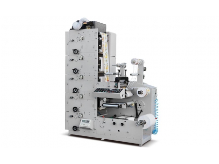 Flexo Printing Machine with Single Rotary Die Cutting Station, ZBS-320