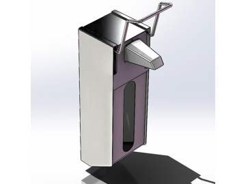 Stainless Steel Elbow Sanitizer Dispenser for Both 500ml & 1000ml Euro Bottle