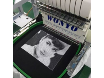 Single Head Embroidery Machine, 9/12/15 Needles