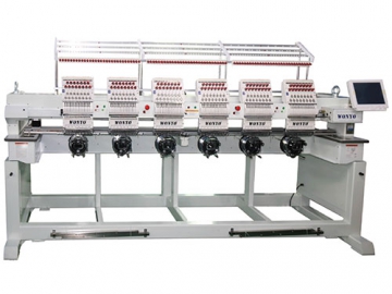 6 Heads Embroidery Machine, 9/12/15 Needles