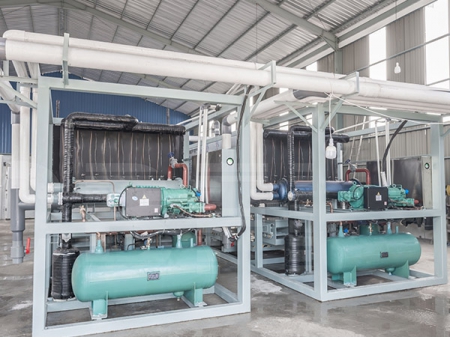 2 x 15-ton Direct Cooling Block Ice Machines for Indonesian Client