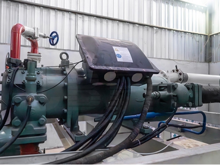 2 x 15-ton Direct Cooling Block Ice Machines on Bangka Island