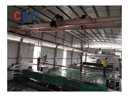 40 Tons of Brine Ice Making System for Client in Jiangmen