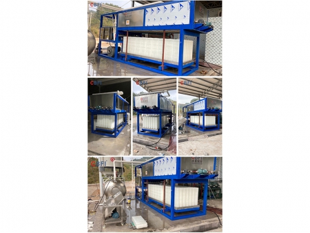 5 Tons Direct Cooling Block Ice Machine for Guizhou Client in 2021