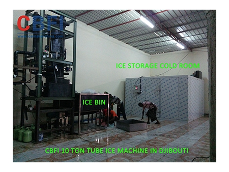 CBFI-10 ton Tube Ice plant in Djibouti