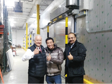 Cold room for client in Chicago, USA