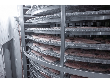 Double Spiral Quick Freezer in Thailand