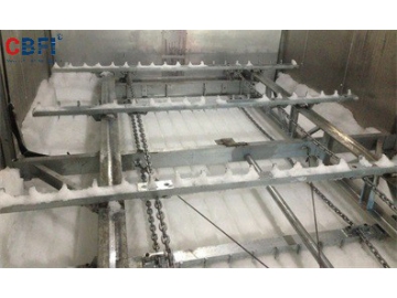 Mozambique--40T Flake Ice Rake Automatic Ice Storage System