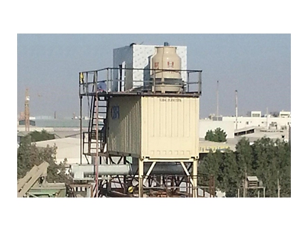 Qatar--Concrete cooling 30 tons flake ice system